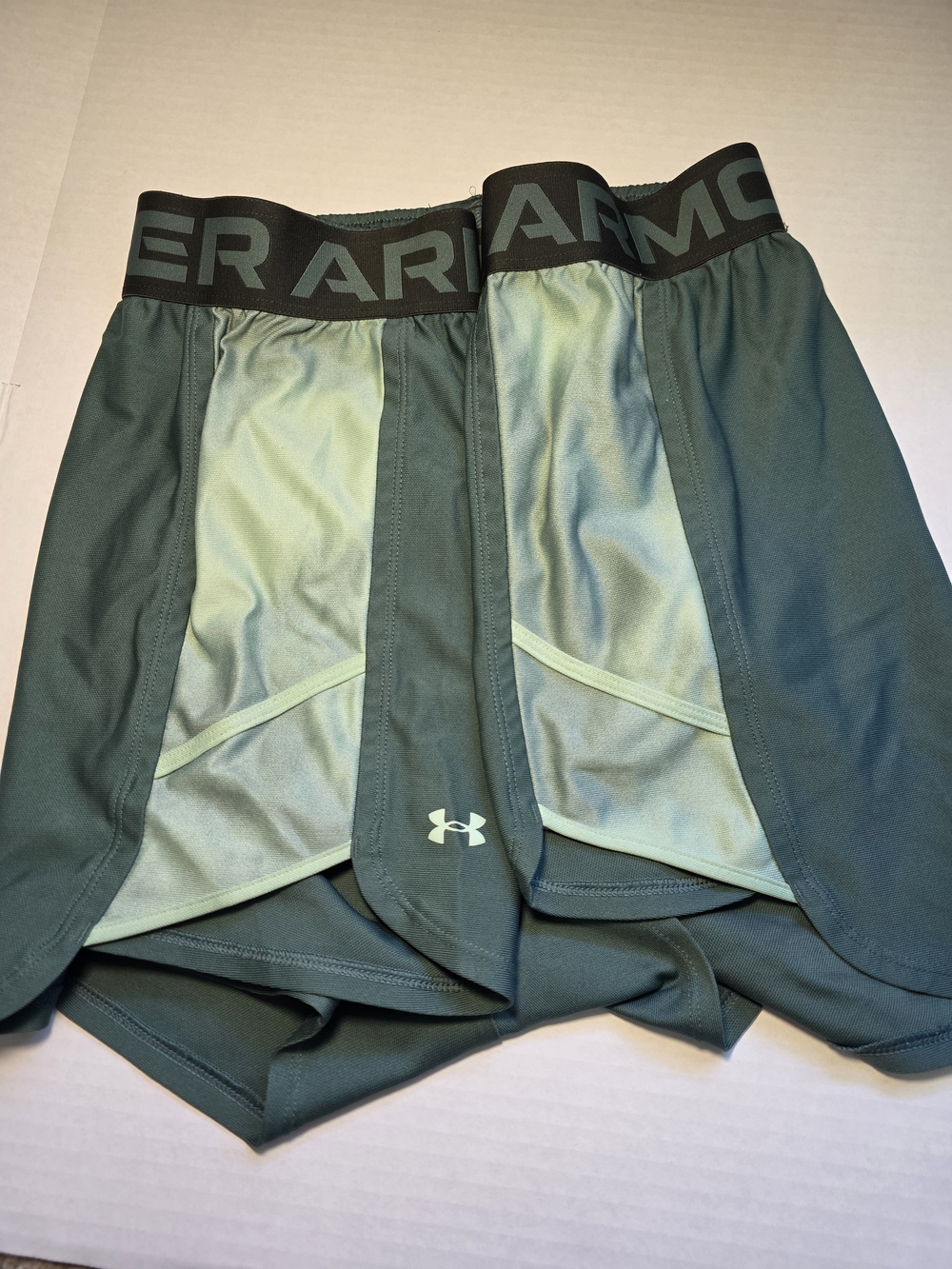 Under Armour Women's Athletic Shorts - Teal/Light Teal